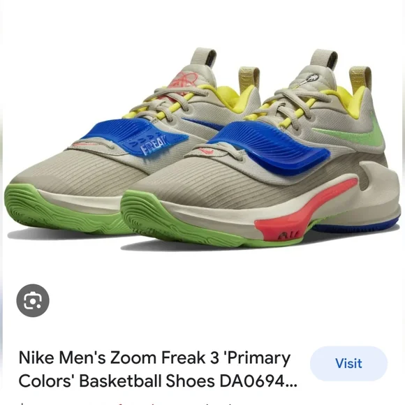 New Nike Giannis Zoom Freak 3 size 8 basketball tennis shoe - Picture 1 of 6